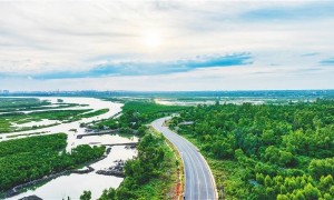 海南环岛旅游公路环新英湾支线完工